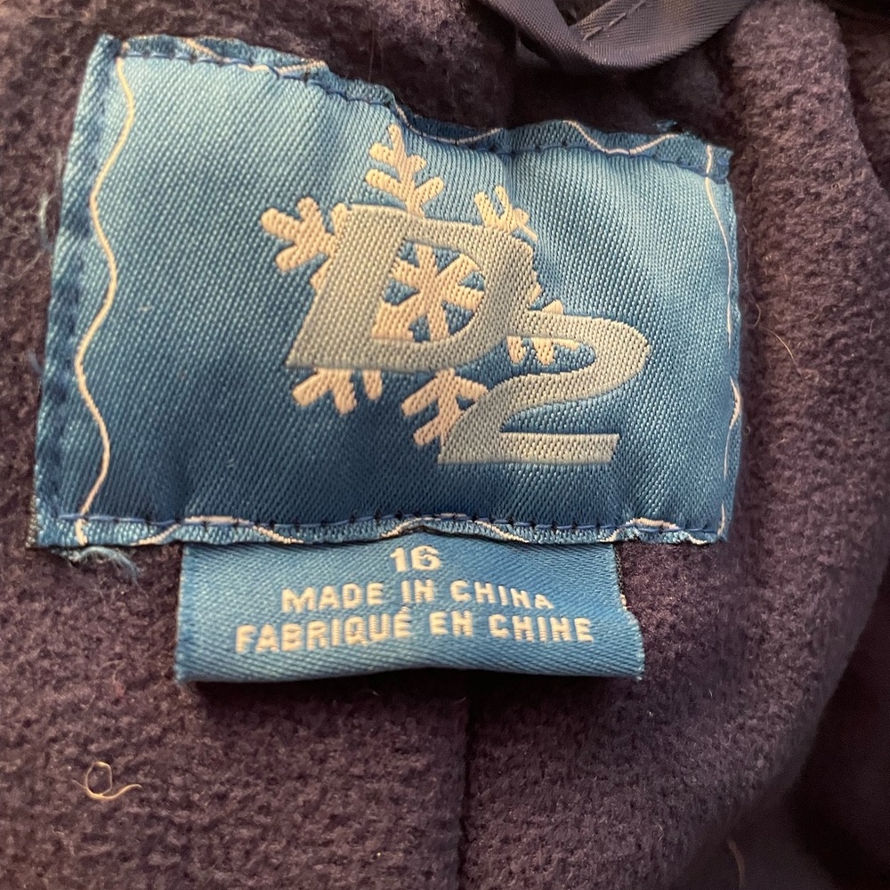 Navy Blue Junior Snow Pants